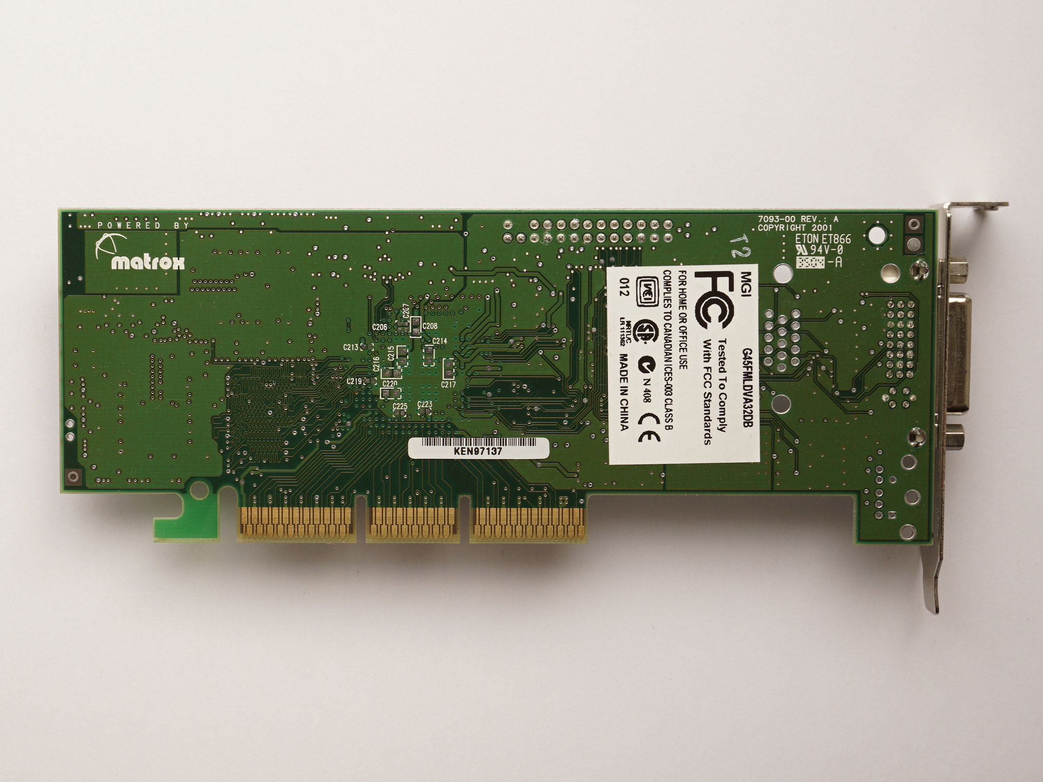 Matrox hotsell g450 pci