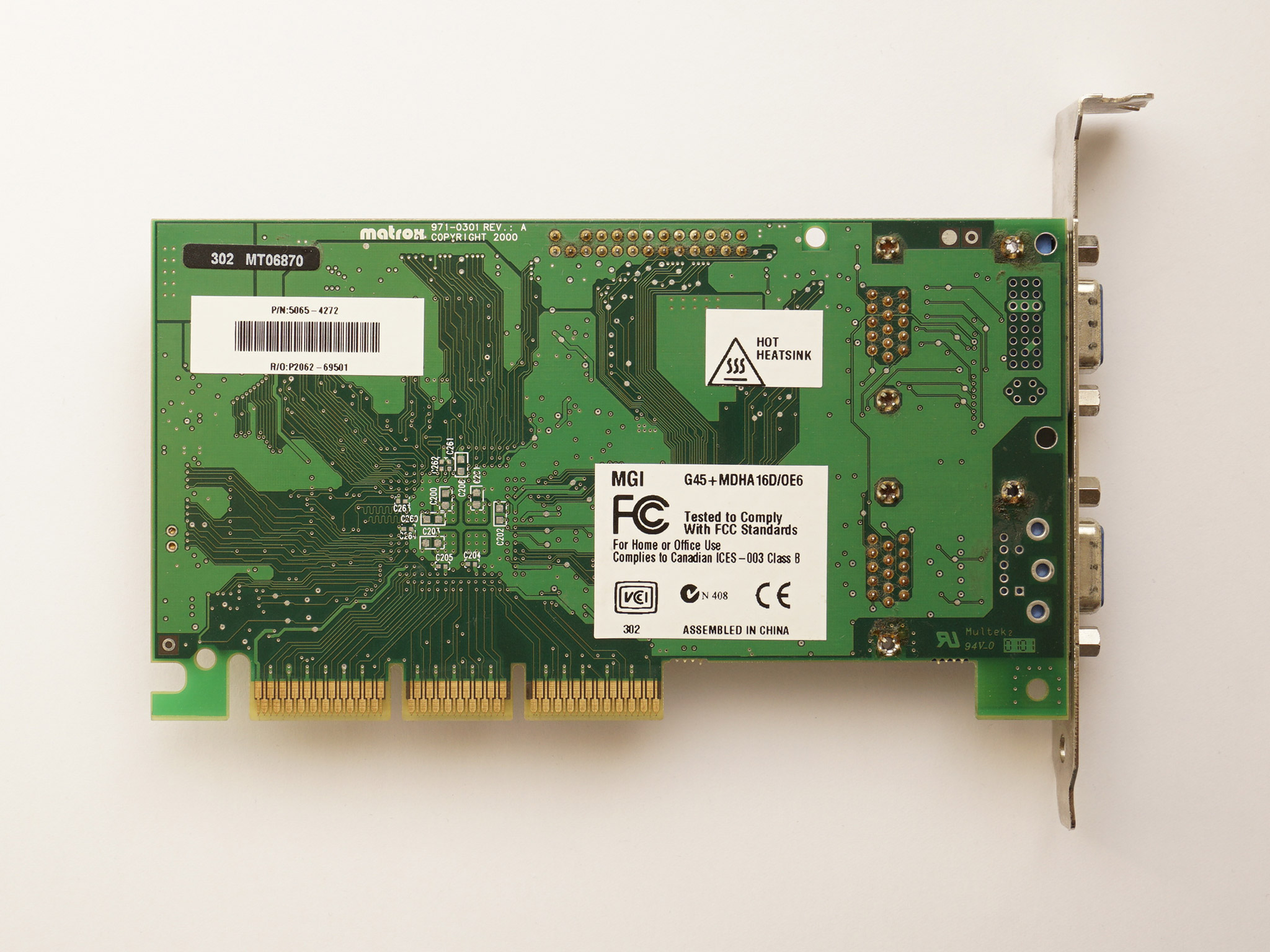 Matrox hotsell g450 pci